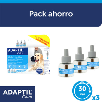 adaptil calm pack ahorro 3 recambios