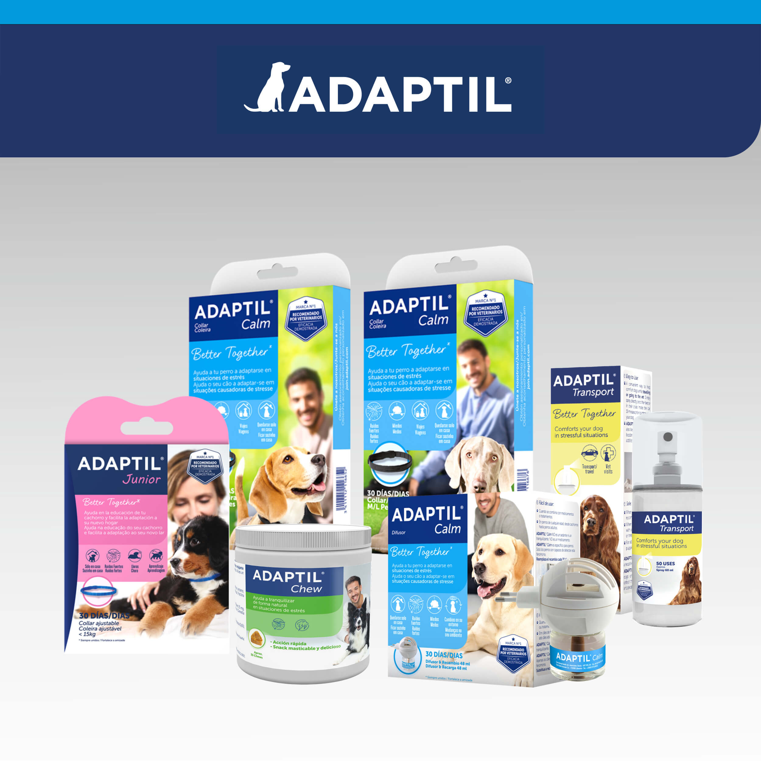 gama de productos adaptil calm