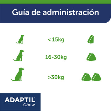 Adaptil chew administración