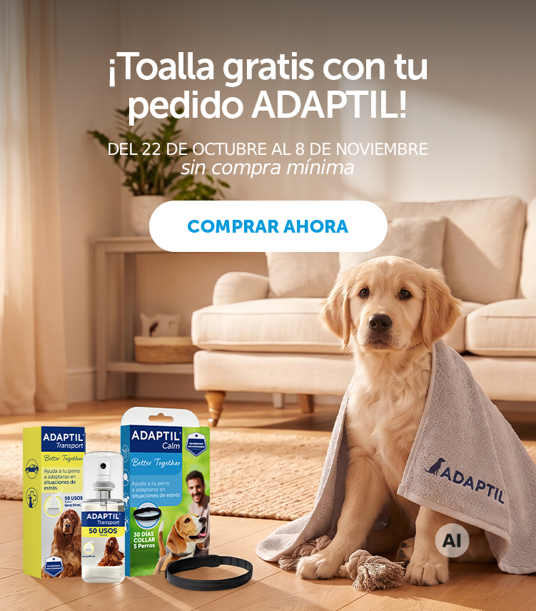 ¡Toalla gratis con tu pedido ADAPTIL!